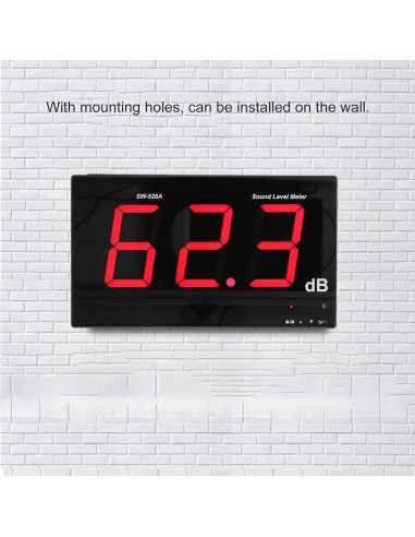 Medidor de Decibelios Hilitand 30-130dB Pantalla LCD 45.72cm