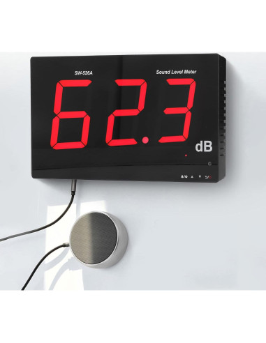 Medidor de Decibelios Hilitand 30-130dB Pantalla LCD 45.72cm