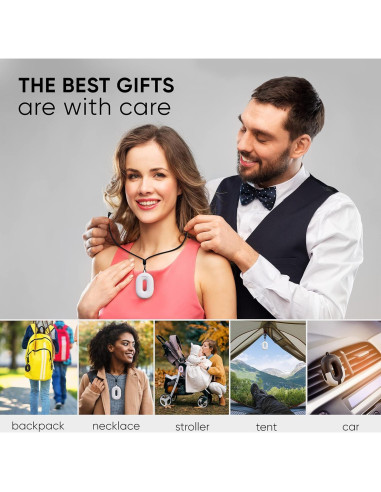 Collar Purificador de Aire Portátil Twinkle Birds JO-2001 - Ionizador Recargable