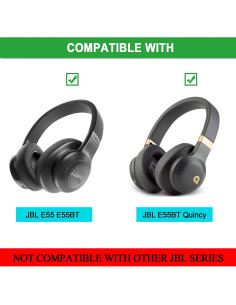 Almohadillas de Repuesto JBL E55 E55BT Quincy Gris 2