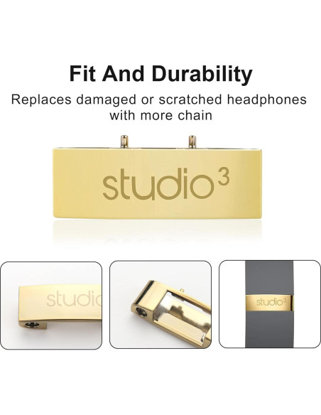 Reemplazo Conector Diadema Metal Miruchertter para Beats Studio 3