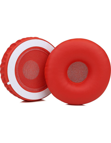 Almohadillas de Reemplazo SINOWO para Sony MDR-XB550AP Rojo