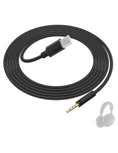 Cable de audio Zosvoses 1.45m para Sennheiser Momentum 4/3/2.0