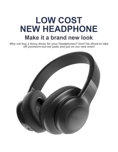 Almohadillas de Reemplazo JBL E55BT - Tela Mesh y Espuma Memoria