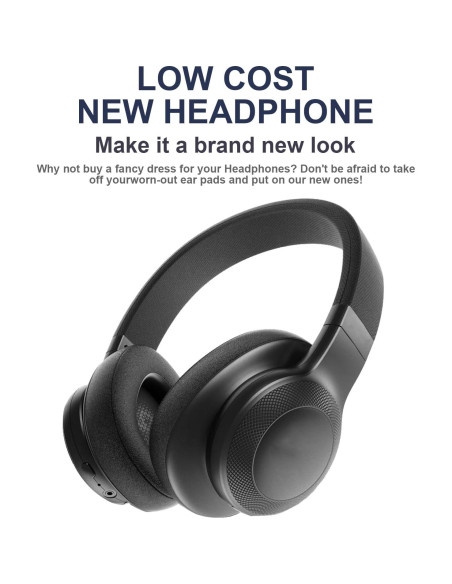 Almohadillas de Reemplazo JBL E55BT - Tela Mesh y Espuma Memoria