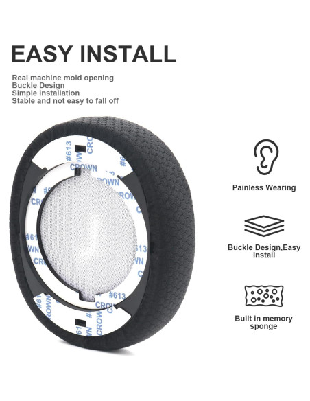 Almohadillas de Reemplazo JBL E55BT - Tela Mesh y Espuma Memoria