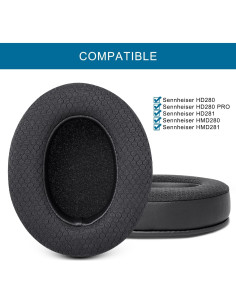 Almohadillas de Reemplazo Sennheiser HD280 HD281 - Espuma Memoria 2