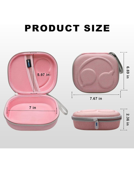 Funda Dura Rosa para Auriculares Skullcandy Crusher por DR-AMIU Funda Dura Rosa para Auriculares Skullcandy Crusher por DR-AMIU