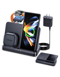 Cargador Inalámbrico 3 en 1 LK para Samsung Galaxy y Watch