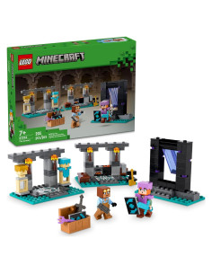 LEGO Minecraft Armería 21252 - Incluye Alex y Armorsmith