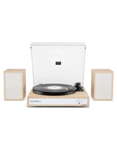 Tocadiscos Bluetooth Victrola Harmony 3 Velocidades Natural