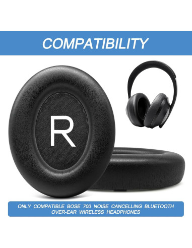 Almohadillas de Reemplazo Gvoears para Auriculares Bose 700