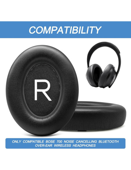 Almohadillas de Reemplazo Gvoears para Auriculares Bose 700