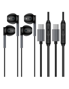 Auriculares In-Ear USB C Samsung Galaxy S25 A17 - 2 Piezas