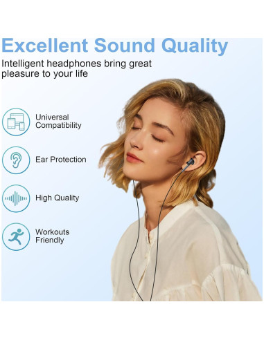 Auriculares In-Ear USB C Samsung Galaxy S25 A17 - 2 Piezas