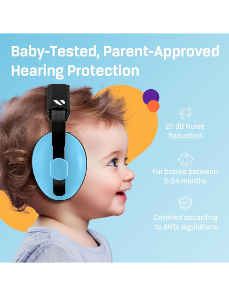 Auriculares para Bebés Vanderfields - Protección Auditiva 21dB