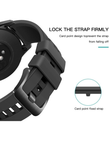 Anillos de Sujeción E ECSEM para Amazfit T-Rex 20mm 6Pack