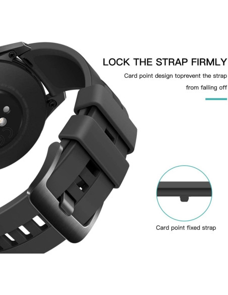 Anillos de Sujeción E ECSEM para Amazfit T-Rex 20mm 6Pack