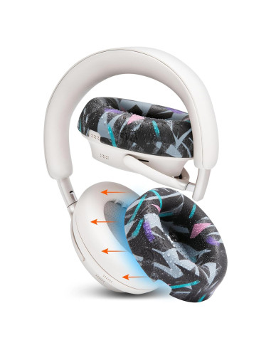 Cubiertas Protectores de Auriculares Wicked Cushions para Bose QuietComfort Ultra - A Prueba de Sudor y Lavables - Negro