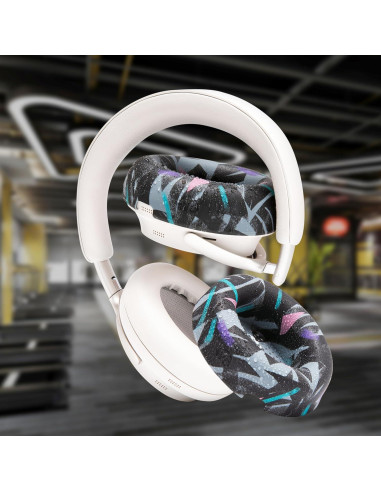 Cubiertas Protectores de Auriculares Wicked Cushions para Bose QuietComfort Ultra - A Prueba de Sudor y Lavables - Negro