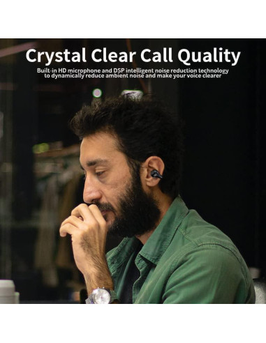 Auriculares Inalámbricos Bluetooth 5.3 NUPLEA Clip-on IPX7
