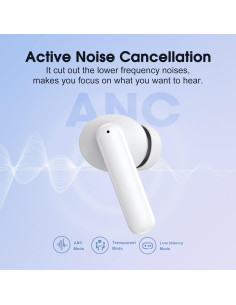 Auriculares Inalámbricos QCY T13 ANC Bluetooth 5.3 IPX5 30H 2