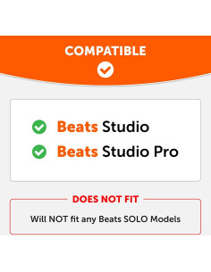 Funda de Silicona WC BandZ para Diadema Beats Studio Pro Arenisca 2