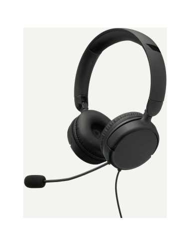 Auriculares con cable Amazon Basics con micrófono y control USB