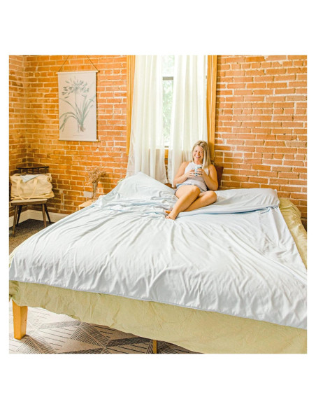 Forro de Saco de Dormir Doble Algodón Vitamin Sea 210x180 cm