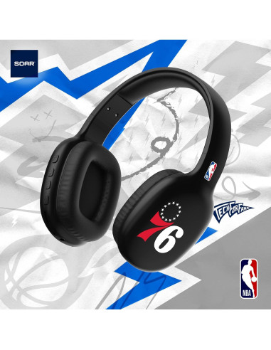 Auriculares Inalámbricos SOAR NBA Philadelphia 76ers Bluetooth 5.3