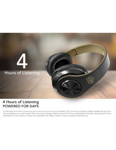 Auriculares Inalámbricos Bluetooth 5.1 Migear 50HPBT500K Negro 2