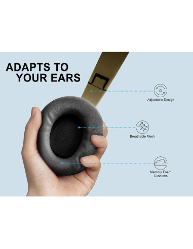 Auriculares Inalámbricos Bluetooth 5.1 Migear 50HPBT500K Negro