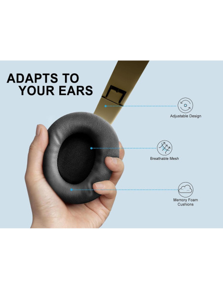 Auriculares Inalámbricos Bluetooth 5.1 Migear 50HPBT500K Negro