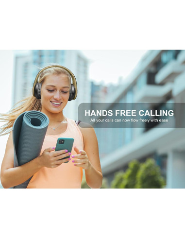 Auriculares Inalámbricos Bluetooth 5.1 Migear 50HPBT500K Negro