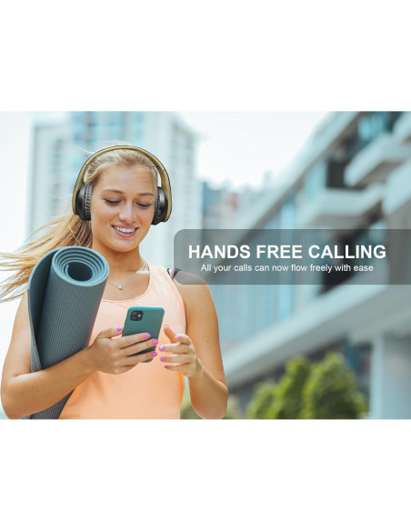 Auriculares Inalámbricos Bluetooth 5.1 Migear 50HPBT500K Negro