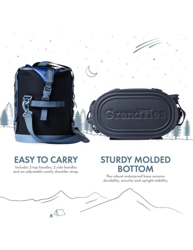 Bolsa de Enfriamiento Suave GrandTies 40 Latas Impermeable