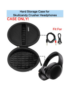Funda Dura EVA para Auriculares Skullcandy Crusher - Negro 2