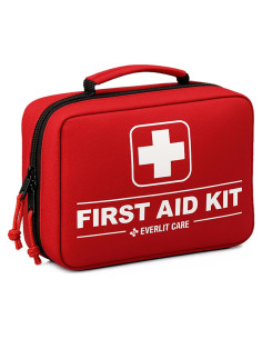Kit de Primeros Auxilios 380 Piezas EVERLIT CARE Rojo