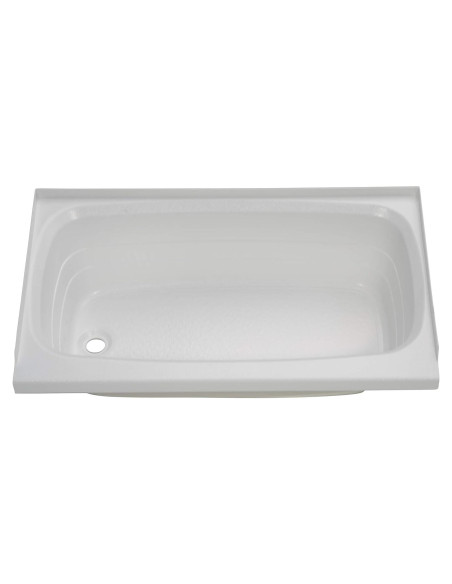 Bañera Lippert 209673 Blanca 29x61cm Drenaje Izquierdo