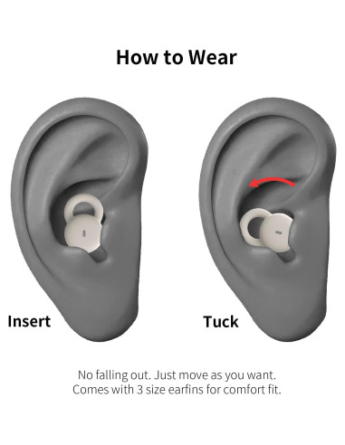 Auriculares Bluetooth Wedoking para Dormir, Inalámbricos, 24dB