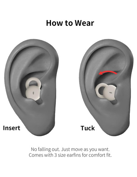 Auriculares Bluetooth Wedoking para Dormir, Inalámbricos, 24dB