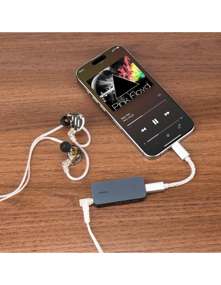 DAC Portátil Geekria Pocket Box 3 AMP USB-C 4.4mm 3.5mm