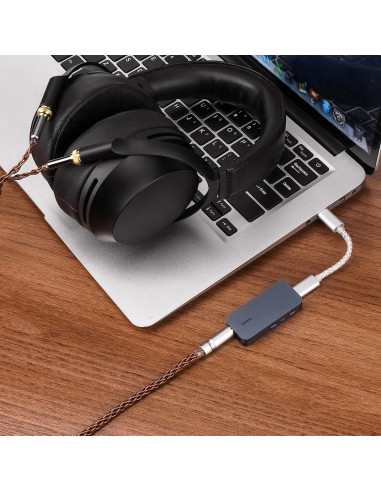 DAC Portátil Geekria Pocket Box 3 AMP USB-C 4.4mm 3.5mm