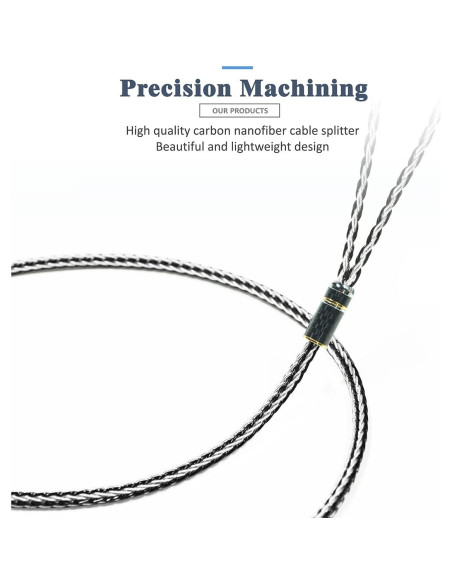 Cable de Reemplazo GUCraftsman 4.4mm para Auriculares HIFIMAN