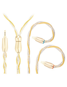 Cable Balanceado SYRNARN SN125K 0.78mm 2Pin 2.5mm Cobre Plata