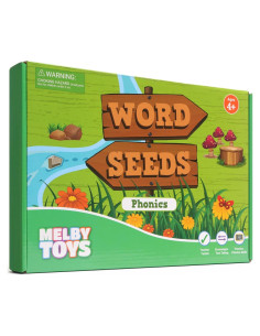 Juego de Fonética Semillas de Palabras Melby Toys 132 Piezas
