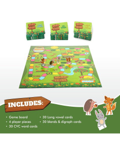 Juego de Fonética Semillas de Palabras Melby Toys 132 Piezas 2