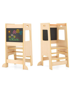 Torre de Aprendizaje Ajustable CHEFJOY para Niños 3+ Años