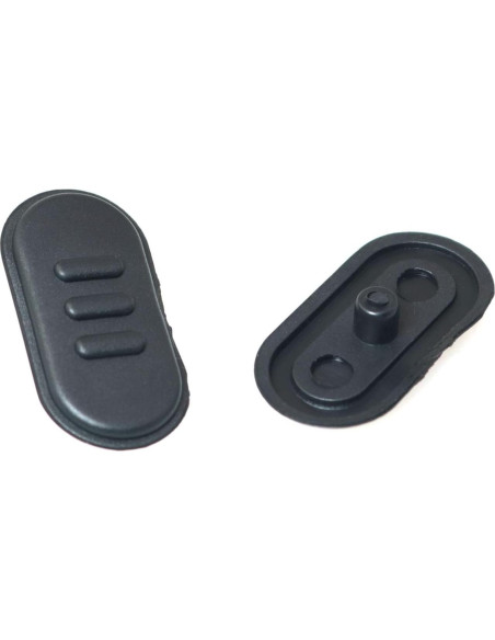 Botón PTT RLECS 2PCS para Walkie Talkie A10 A12 Negro
