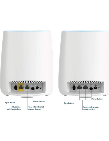 Sistema WiFi en malla NETGEAR Orbi RBK53 - 3Gbps, 2 extensores